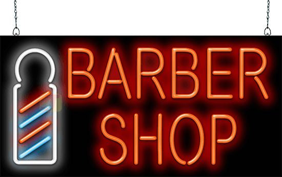 Barber Shop Led Sign