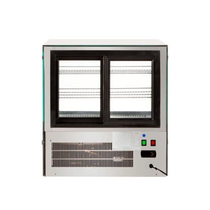 Bonvue counter top square glass cold food display - GN-660RT