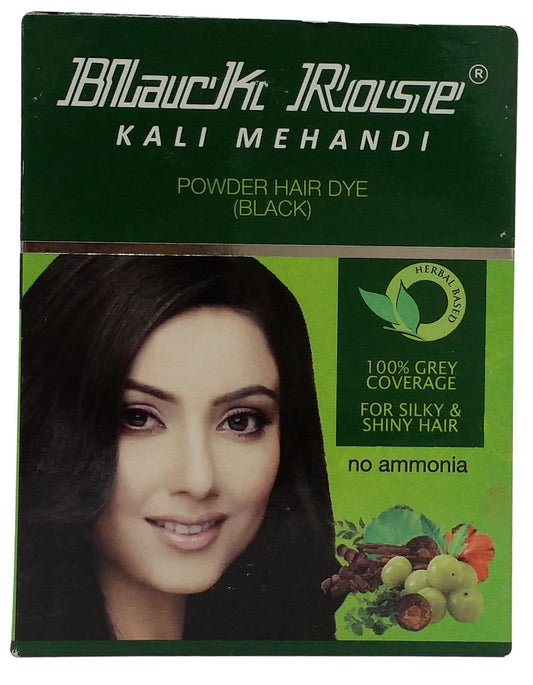 Black Rose Kali Mehandi - Hair Color (Black Heena Care)