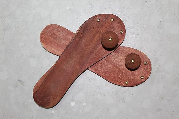 Dharmsaar Wooden khadau for Men and Women