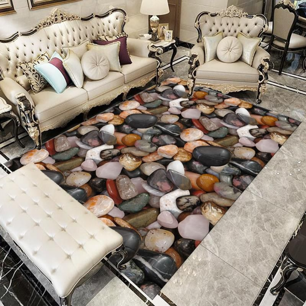 Pebble Stone Design Rug Type 6 – Big Bazaar