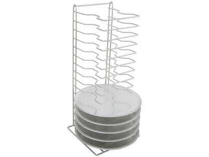Stainless Steel Commercial Pizza Tray Stand - 14 Tier Rack