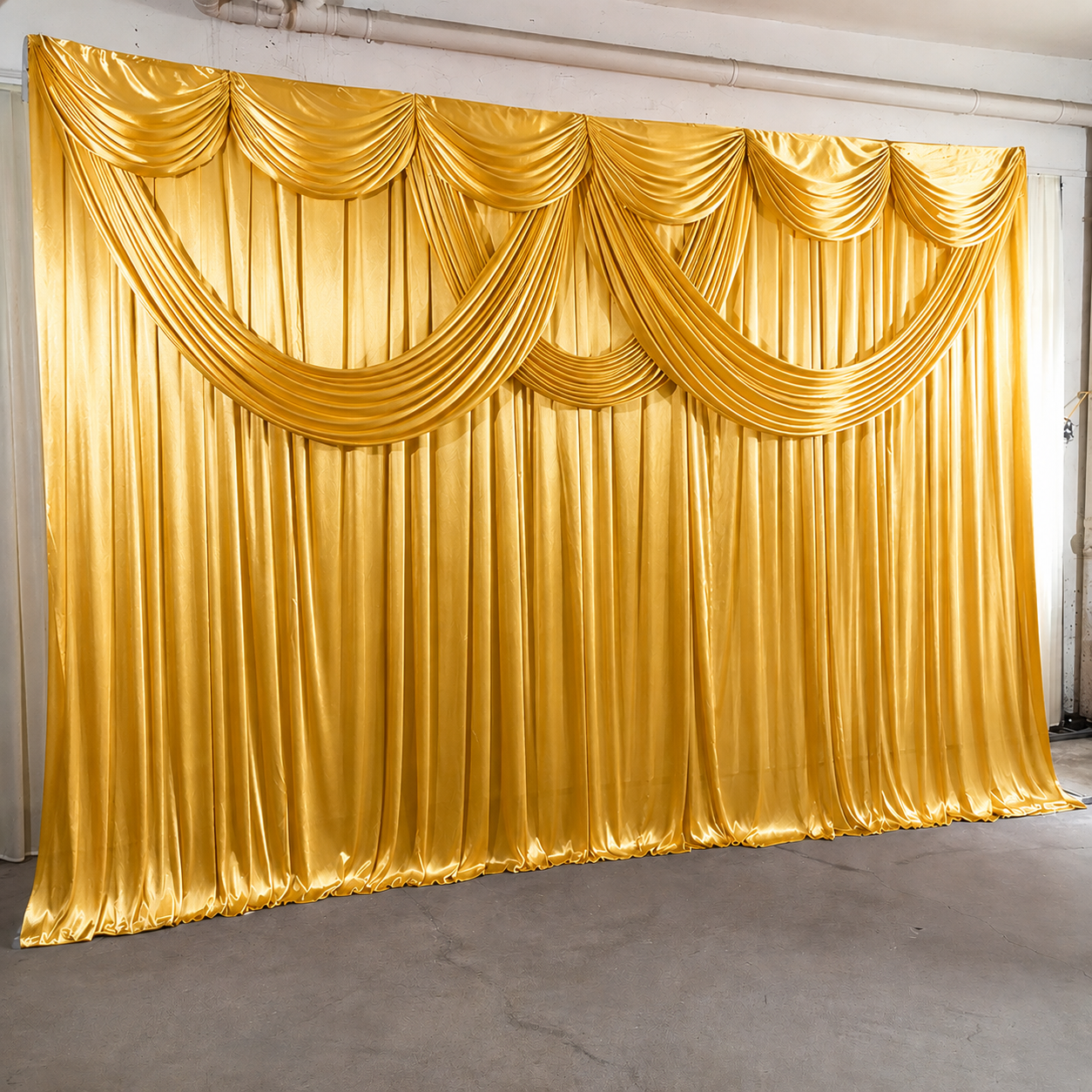 Backdrop With 3PCS Drape 3Mx3M