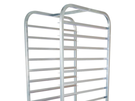 Mobile Bakers Rack 16" Tray x16 | 1.9m Tall + Wheels | Commercial Bakery Racks