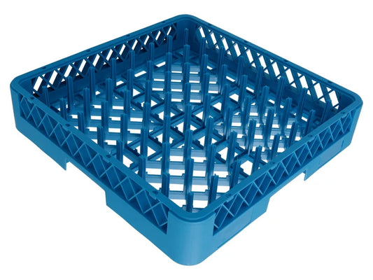 Dishwasher Tray Rack - 64 Peg for Plates - Blue - 49.5cm x 49.5cm