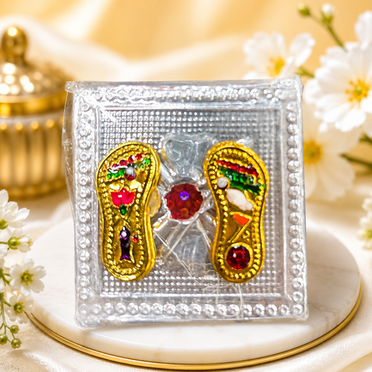 MAA LAKSHMI CHARAN PADUKA 2-2INCH