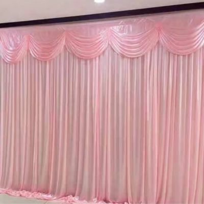 Ice Silk Backdrop Pink 3 by 3M