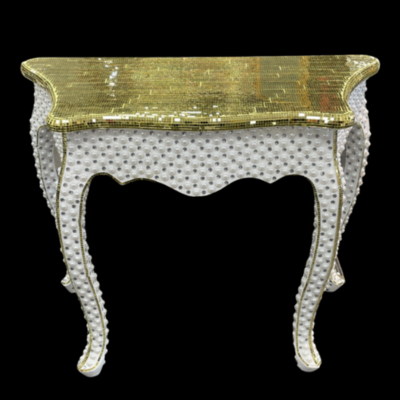 Pearl Table Large Gold