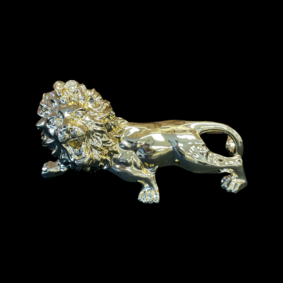 Lion 40 cm Gold