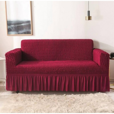 Two Seater Couch Sofa Cover 140-180cm Red