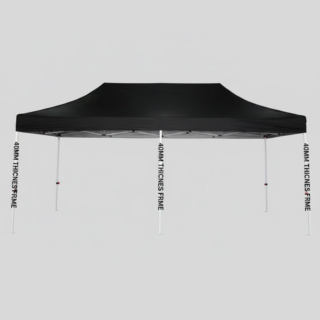 Gazebo 3x4.5 Heavy Duty 40MM White Frame Without Walls