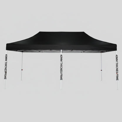Gazebo 3x4.5 Heavy Duty 40MM White Frame Without Walls