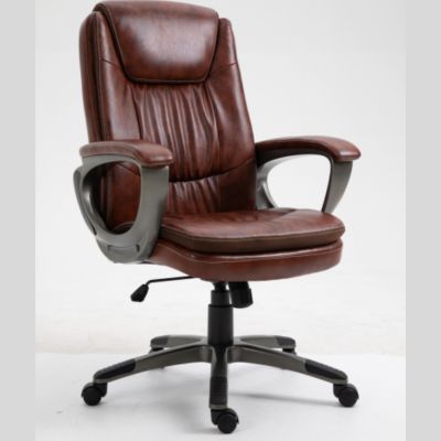 Brown office chair comfortable and light