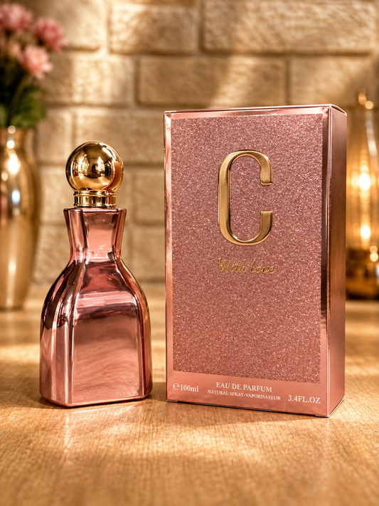 Dupe for J’CHOC Eau de Parfum – ROSE Gold Bottle