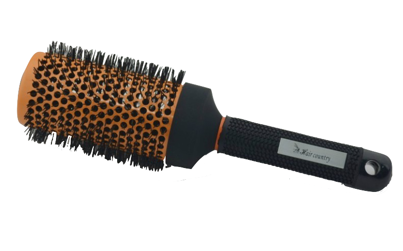 Hair Brush Roller 45mm Orange & Black (Ceramic)