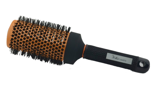 Hair Brush Roller 45mm Orange & Black (Ceramic)