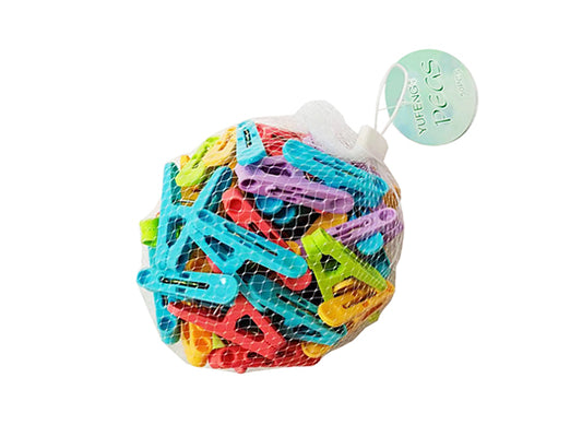 Cloth Pegs in a Bag