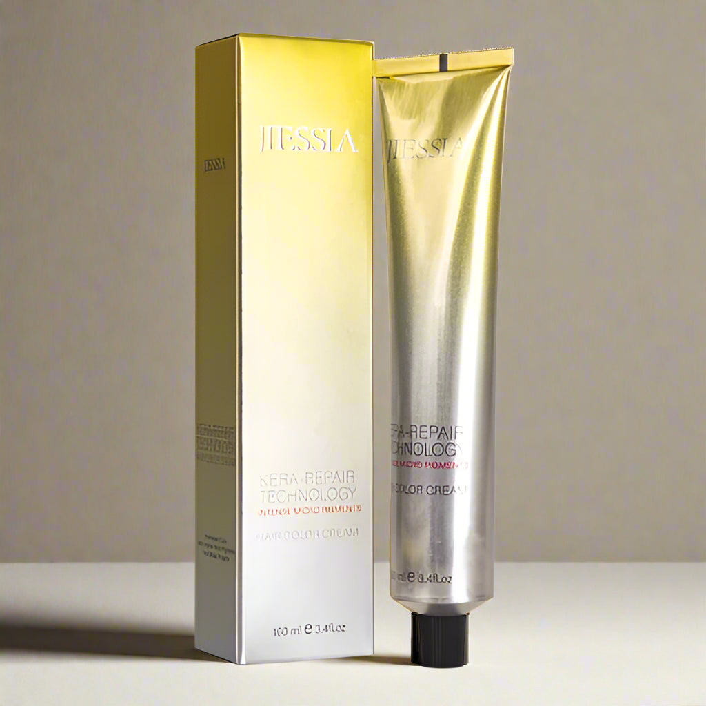 Jiessia Kera Repair Technology Hair Color Cream-0/88-Blue