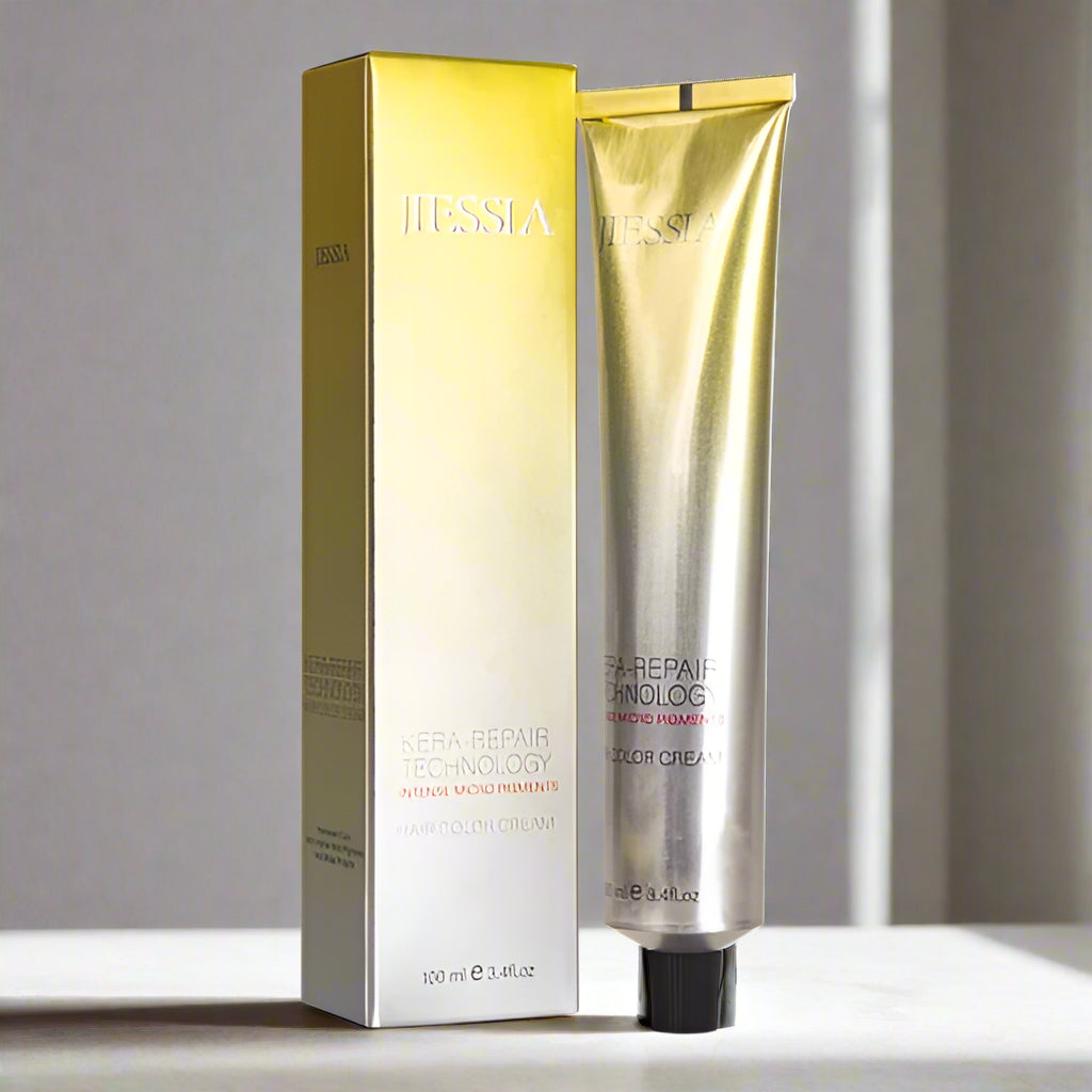 Jiessia Kera Repair Treatment Hair Color Cream-6/0-Dark Blonde