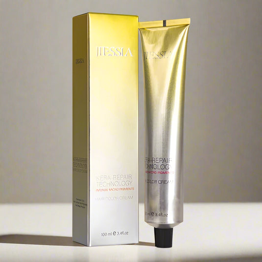 Jiessia Kera Repair Treatment hair Color Cream-8/73-Light Blonde Brown Gold