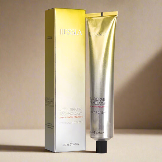 Jiessia Kera Repair Treatment Hair Color Cream-6/1-Dark Blonde Ash