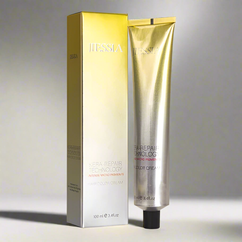 Jiessia Kera Repair Treatment Hair Color Cream-11/31-Ultra Blonde Gold Ash