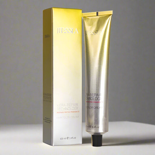 Jiessia Kera Repair Treatment Hair Color Cream-8/72-light Blonde brown Matt