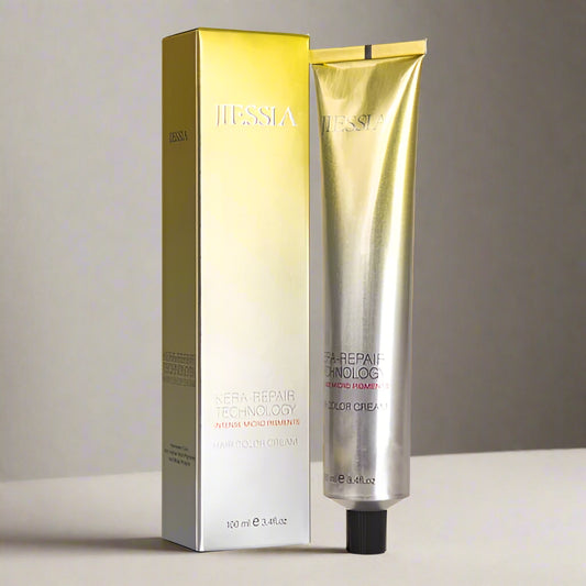 Jiessia Kera Repair Hair Color Cream-6/5-Dark Blonde Mahogany