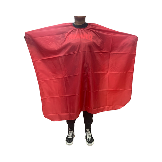 Hair Dressing Cape Red
