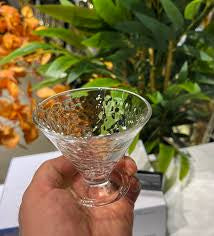 Elegant Glass Dessert Bowl Set 6PC
