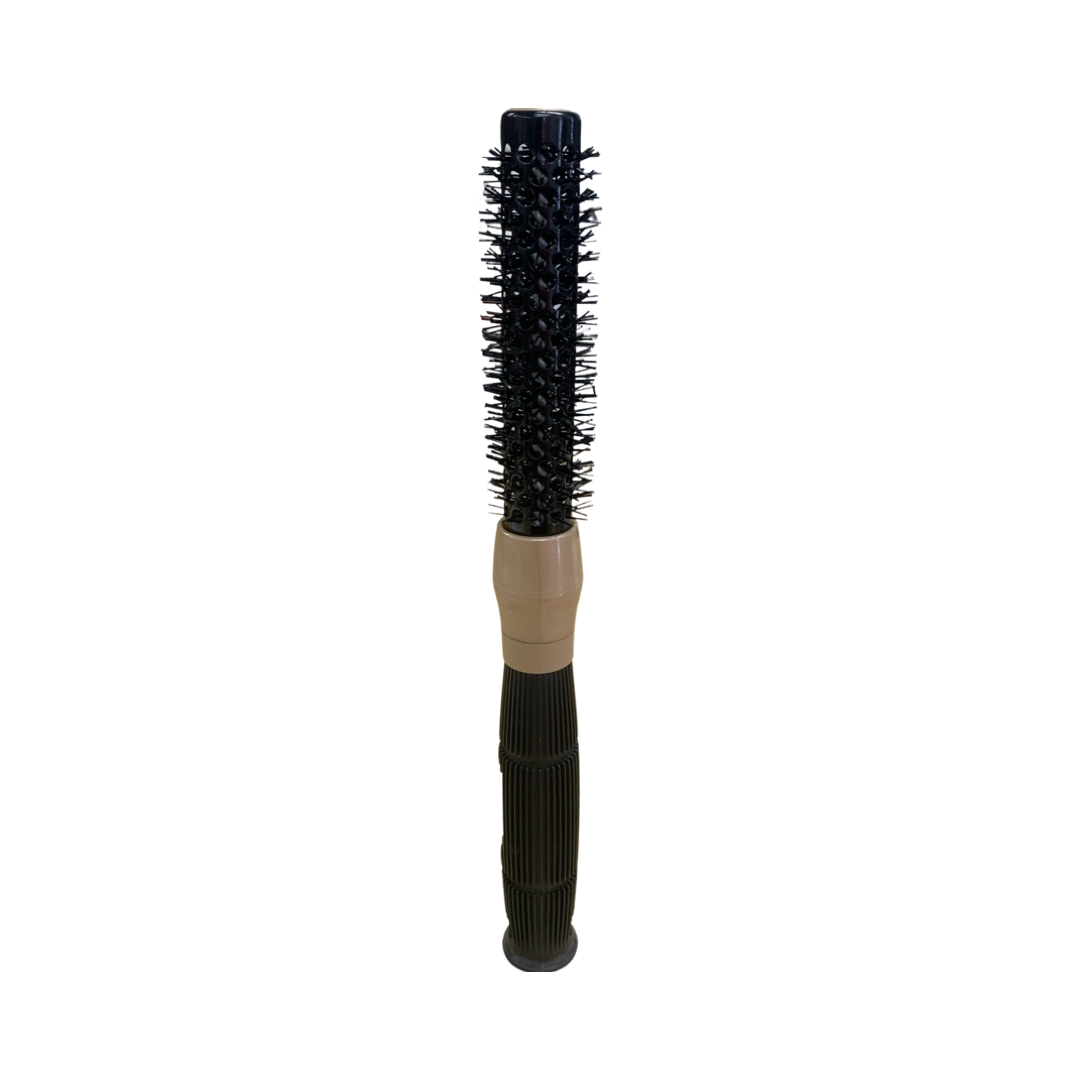 Hair Brush Roller 3/4 " Black & Brown (Ceramic)