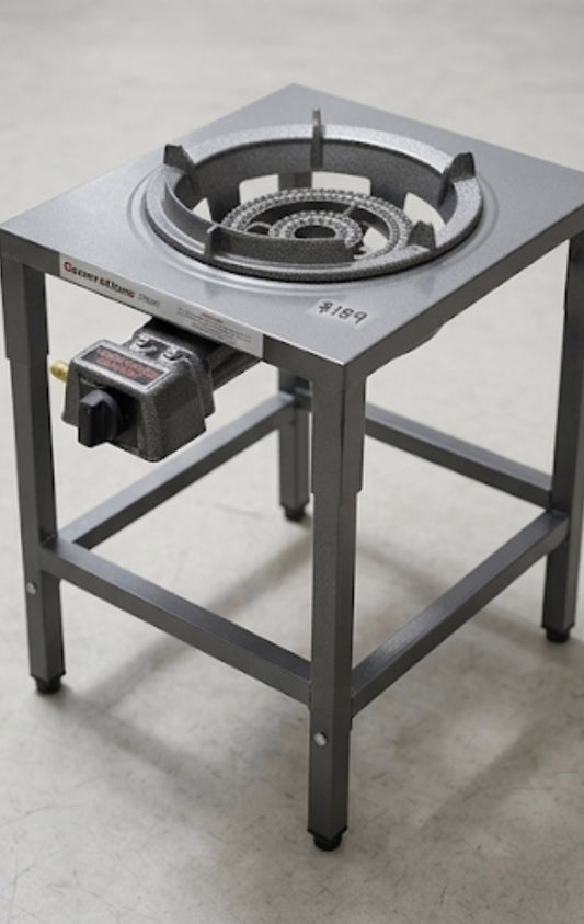 Buy 2 Ring Cast Iron Gas Burner With Stand + Regulator