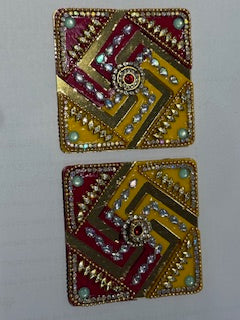 Acrylic Swastick Door Sticker 2.5inch