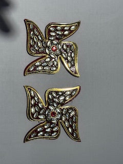 Acrylic Swastick Door Sticker 1.8inch