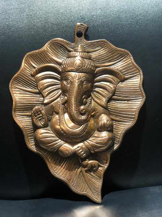 Copper Ganesh Wall Hanging