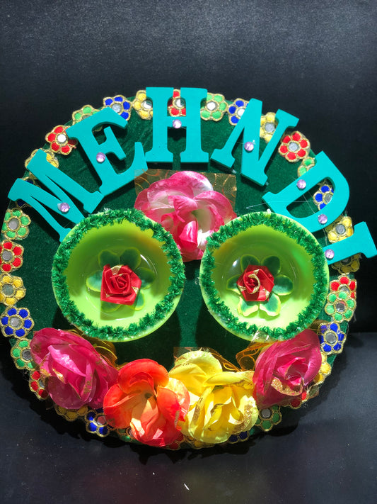 Mehendi function tray