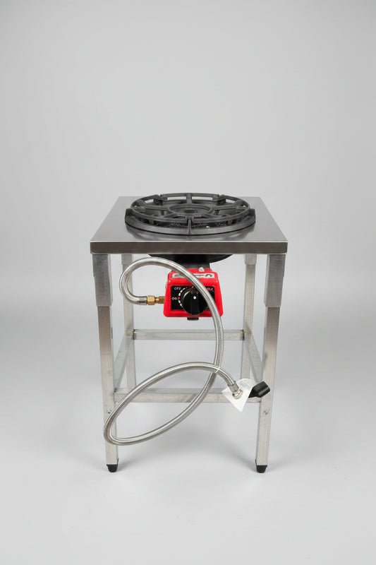 Heavy Duty Stainless Steel Stand with Large Ring Gas Burner