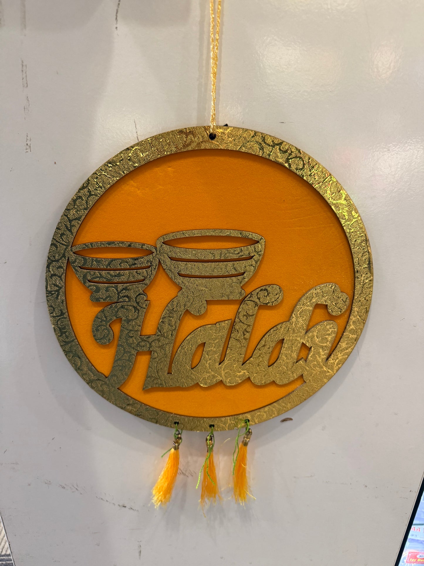 Haldi home decoration-11.5inch