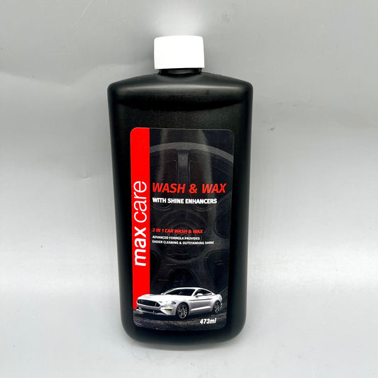 Car Wash & Wax (with shine enhancers)