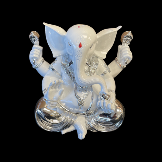 Ganesha Silver 22 cm