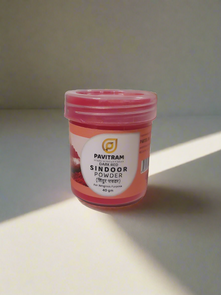 Pavitram Dark Red Sindor Powder 40Gr – Big Bazaar