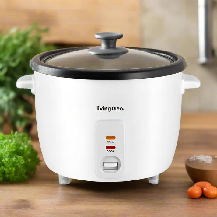 8-Cup Rice Cooker - White