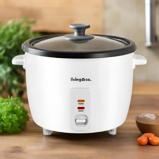 8-Cup Rice Cooker - White