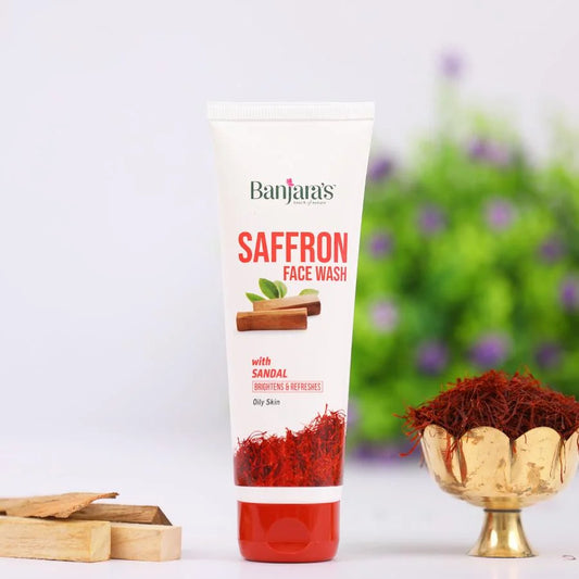 SAFFRON FACE WASH WITH SANDAL - OILY SKIN -50ML