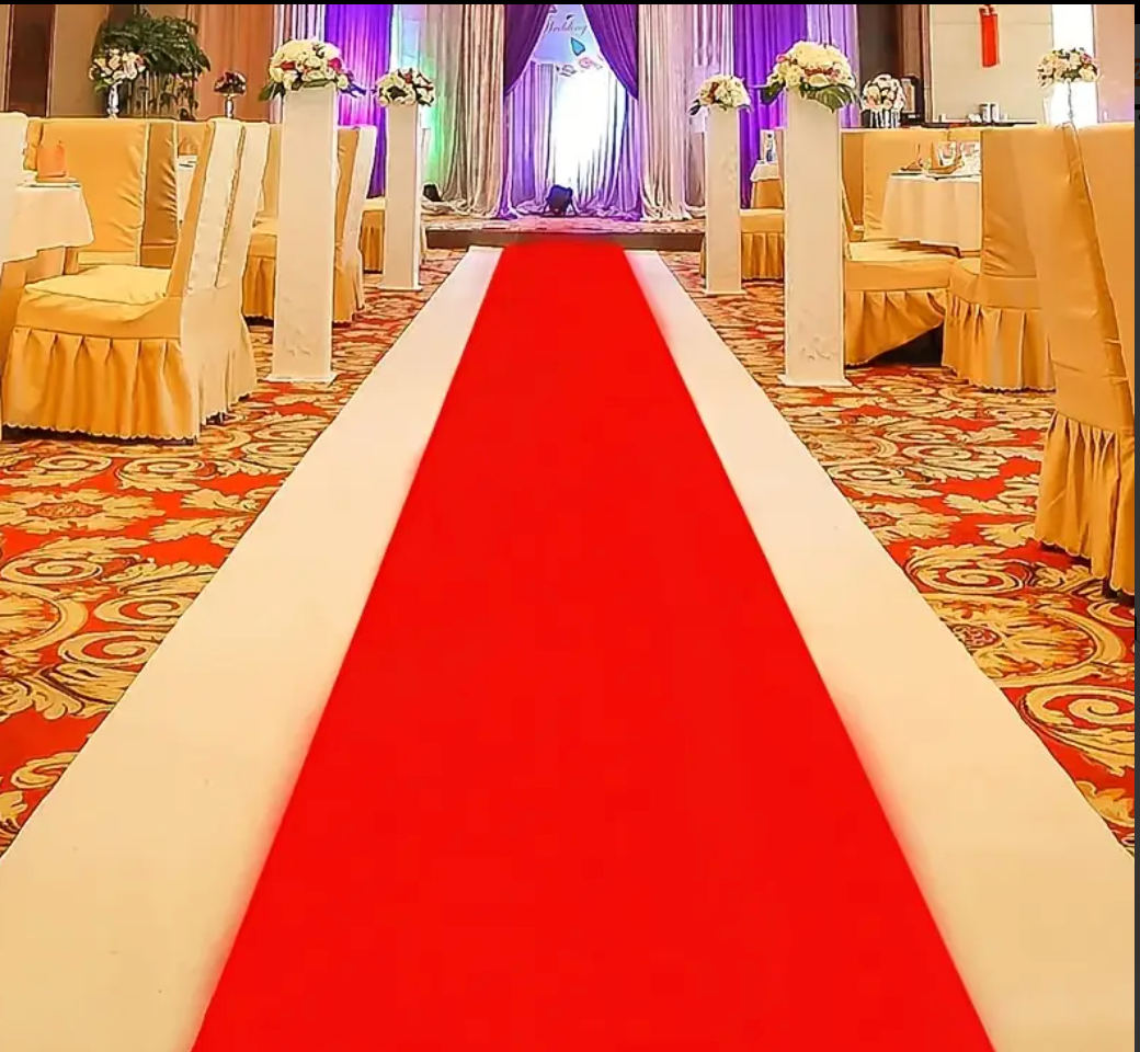PARTY CARPET RUNNER ANTI SLIP 100CM WIDE
