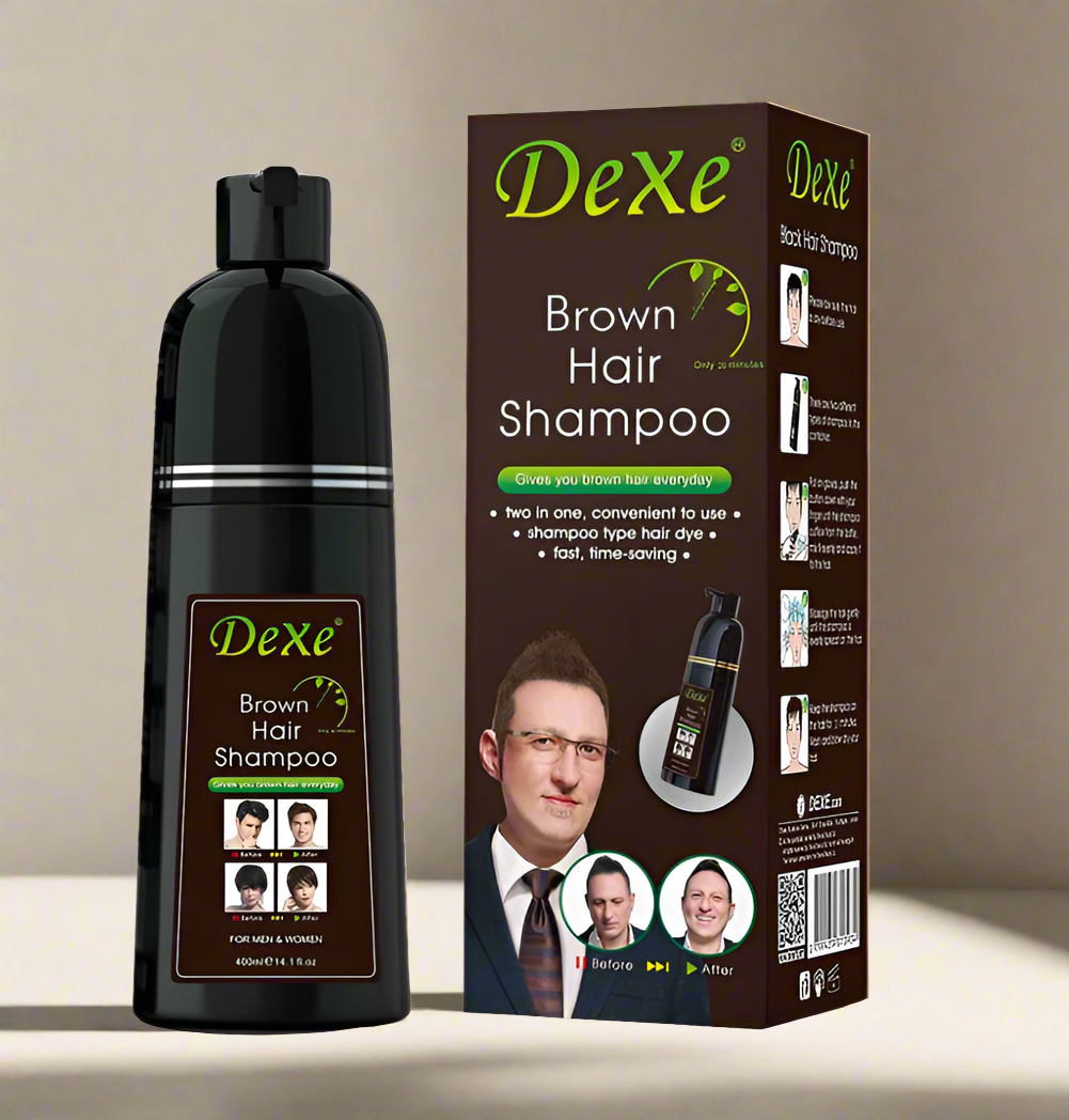 HAIR COLOR SHAMPOO BROWN 400ML
