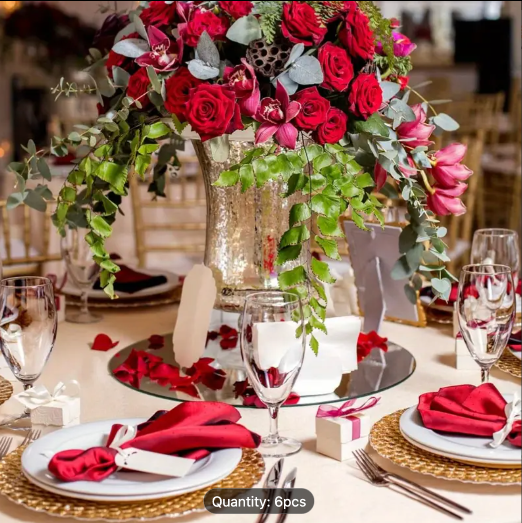 CHARGER PLATE GOLD 31CM