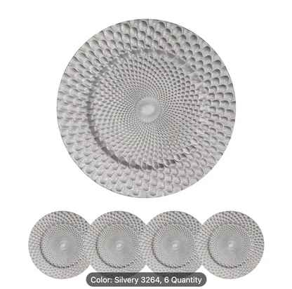 CHARGER PLATE SILVER 31CM