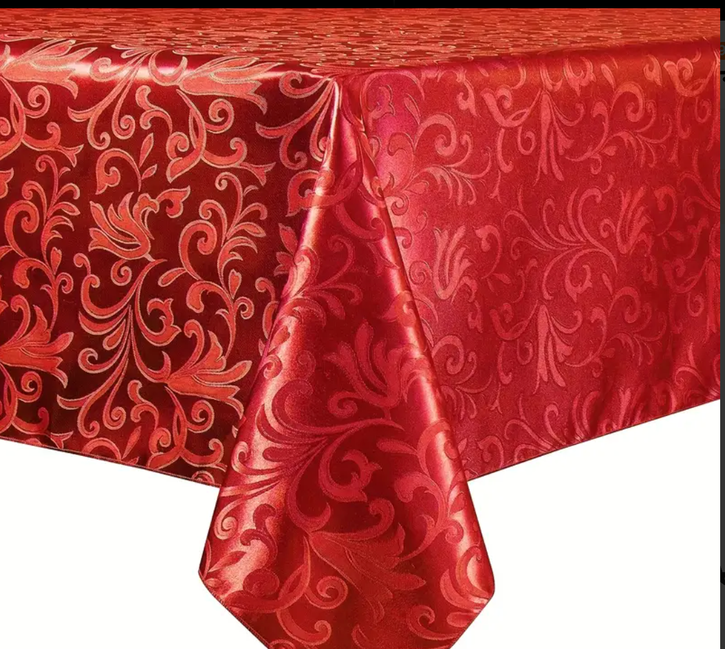 Table cloth high quality mehroon 140cm/250cm