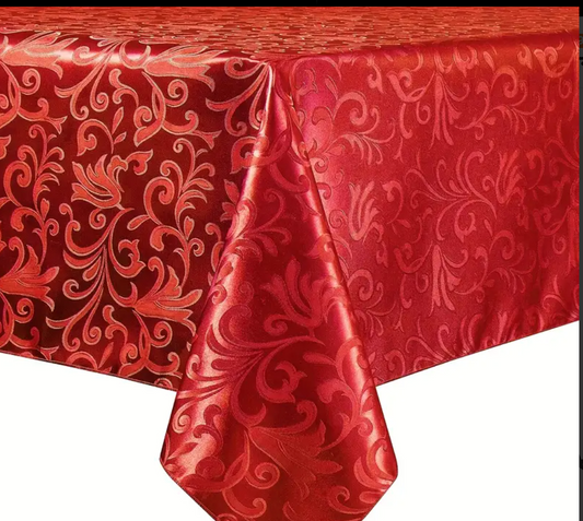 Table cloth high quality mehroon 140cm/250cm